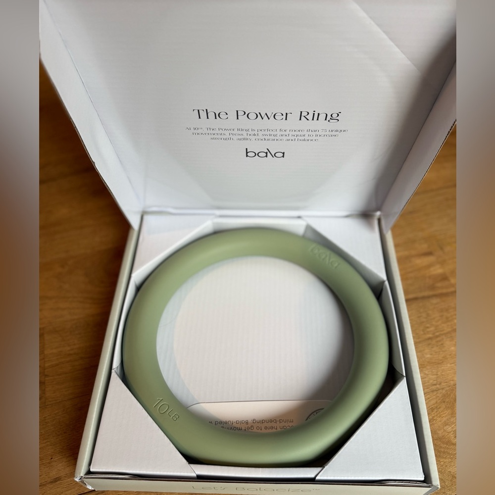 Bala Power Ring in Sage Green